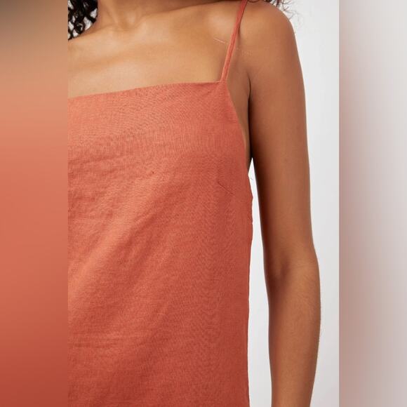 NWT RAILS Linen Demi Midi Dress - Picture 6 of 6